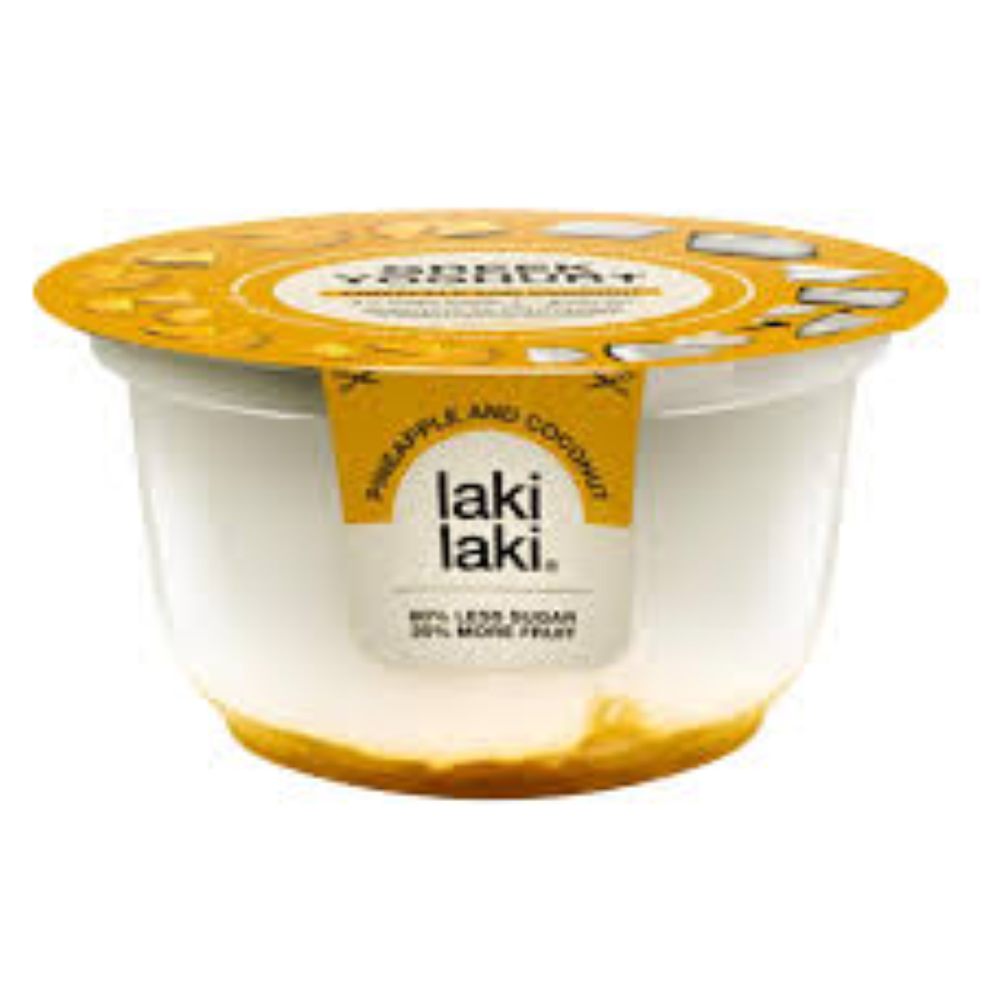 LAKI LAKI 100ML G/YOGHURT PINEAPPLE COCONUT